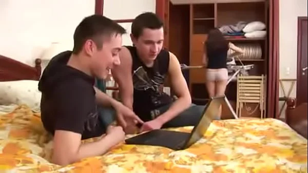 Teen Chloe Enjoys Two Cocks videos