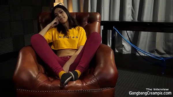 Tiny little 19 yo gets fucked by 5 videos