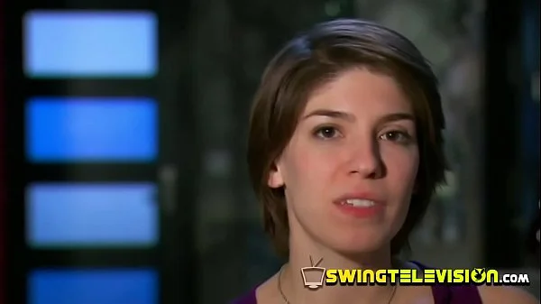 Naughty swinger wifes are fucking in a wild threesome in the shower. videos