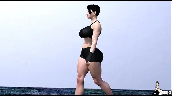 Big tit personal trainer face fucked by her wimpy client. (preview) videos