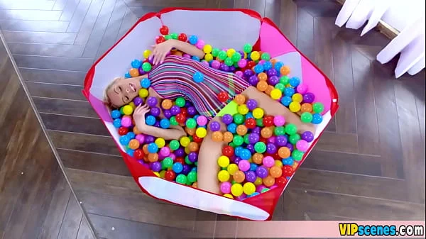 This cute blonde stepsister is extra tiny and petite videos