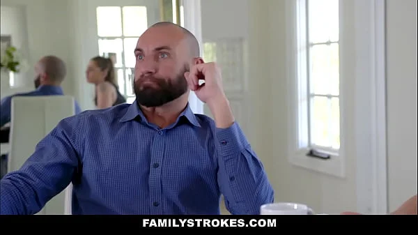 Stepdaughter Athena Faris Almost Gets Caught Fucking Her Stepdaddy videos