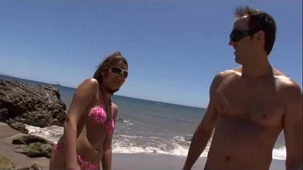 Gorgeous 18 year old nympho goes from bikini to bareback fucking videos