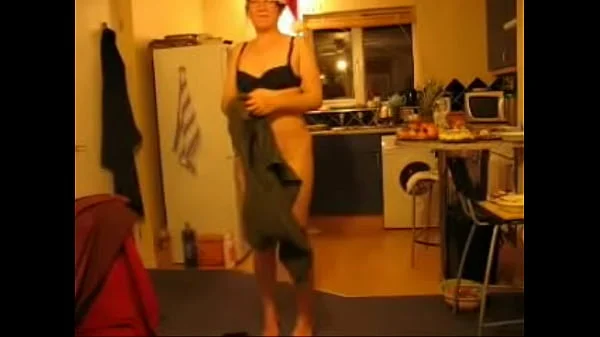 Nadia Strips on Xmas videos