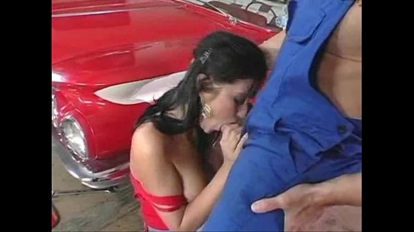 Horny teen fucked in the garage! videos