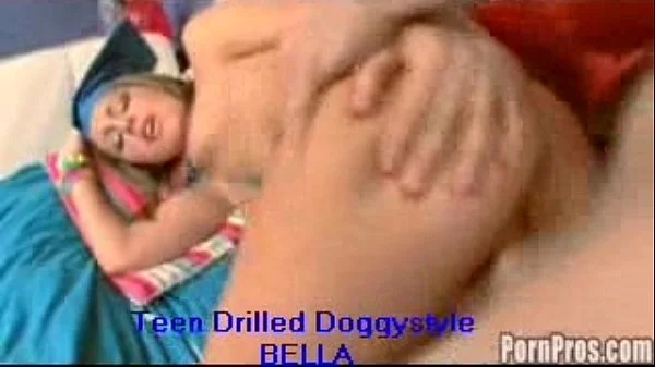 Bella - Teen Drilled Doggystyle videos