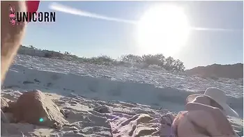 Public Creampie At Sunset On The Beach. Holidays 2020 Unicporn Couple videos