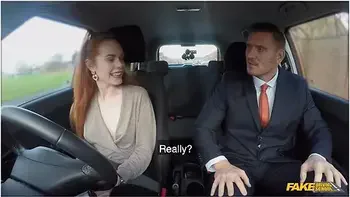 Cute Redhead Ella Hughes Is Creampied By Examiner videos