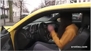 Hot Joyride With Beautiful Milena In Her Yellow Camari videos
