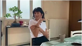 Sasha Masturbates With A Glass Dildo videos