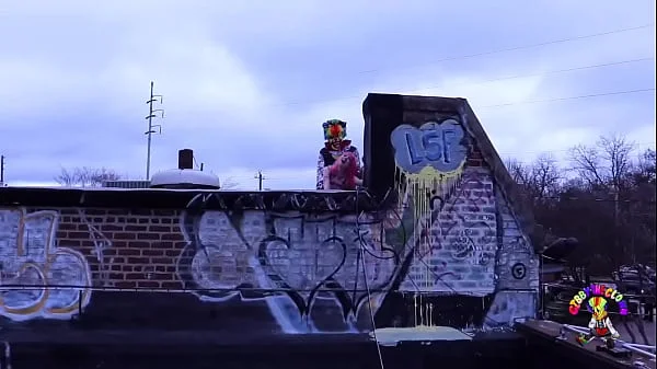 Fucking this gothic chick on the roof videos