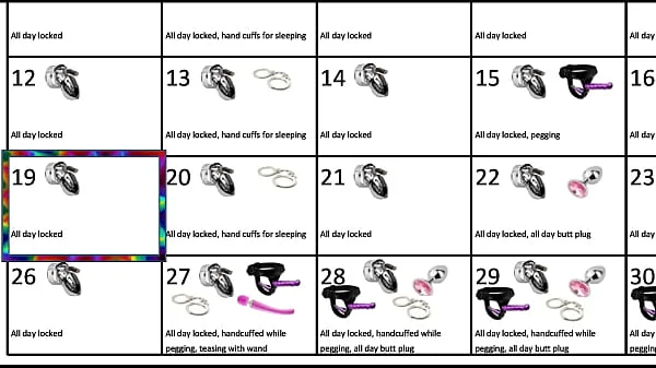 Locktober 2020 - The tasks that each proper chastity slave should perform that month of the year. You have to follow all the tasks consistently. You must not skip any task. Any task you miss for whatever reason, means your dick stays locked an extra day. videos