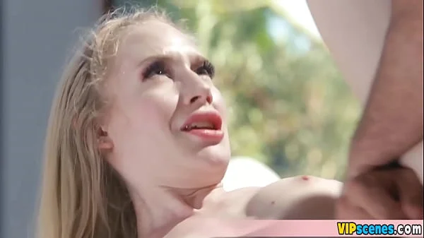 Extra small blonde teen Emma Starletto gets a huge cock videos