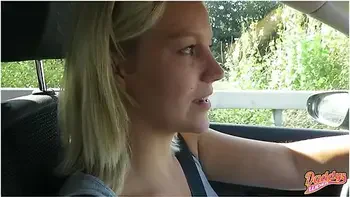 Cock Drained While Driving The Car! With Daddys Luder videos