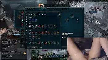 Girl Plays League Of Legends With Vibrator Slowly Massaging Her Clit With Gamer Girl videos