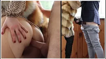 Redhead Was Fucked In Tight Ass. High Heels. Leather Gloves - Otta Koi videos