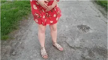 Alice - Custom Vid Request, Squatting To Pee Outside 3 Times ;) videos