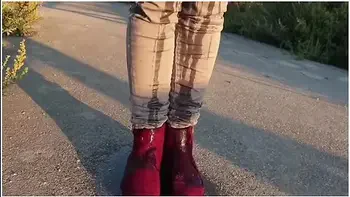 Alice Kinky In Kinky Alice - Very Public Wetting Compilation! Some Of My Naughtiest Public Pissing Videos! videos