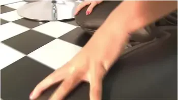 Blonde In Skintight Leather Pants Gives Pov Show In Bar - Jasmine Sinclair videos