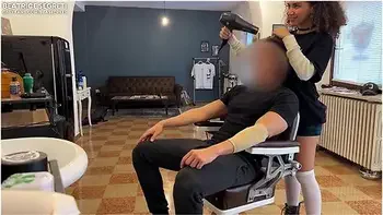 He Cums In The Throat By The Barbershop, I Jumped On His Cock - Beatrice Segreti videos