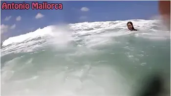 Having Fun On A Nudist Beach With La Round Ass Italian Cherry videos