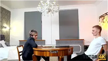 Milf Wearing Official Suit Makes Guy Go Crazy About Fucking - Martin Spell videos