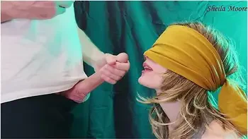 Ice Cream Taste Game. My Stepsister Swallows My Cum- Sheila Moore videos