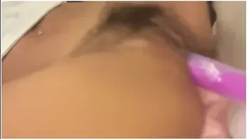 Ebony Teen 18+ Records Herself Fucking Hairy Pussy With Dildo videos