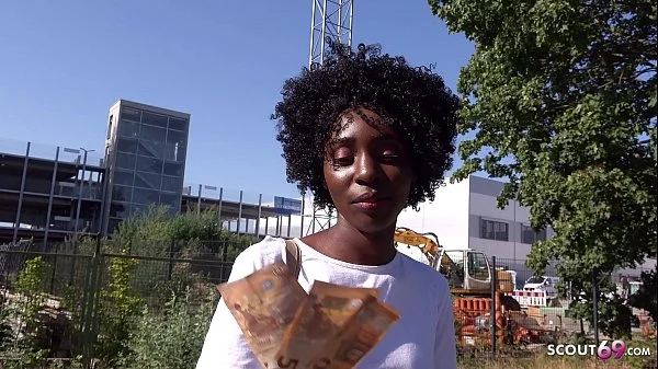 GERMAN SCOUT - BLACK EBONY MILF ZAAWAADI REAL PUBLIC PICKUP SEX FOR CASH IN BERLIN videos