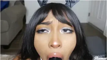 Aliya Bunny Costume Creamy Dildo Fuck videos
