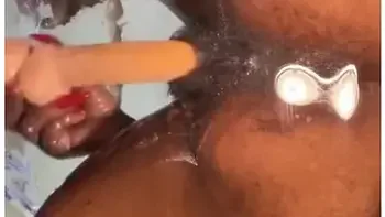 Curly Milky Wet Cunt On A Oily Chair Slipping And Sliding In Plastic Dick videos