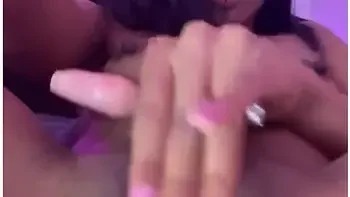 Petite Ebony Finger Fucking My Pussy Until I Cum Throbbing Pussy videos