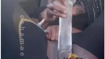 (full Video) Ebony Teen 18+ Drills Squirting Pussy In Car videos