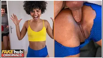 Sexy Young Ebony Babe Gets Pranked By Her Housemate Before Having Anal Sex videos
