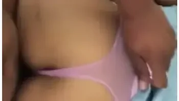 Ebony Stepsister Sexy Girlfriend Let Me Fuck In Her Pink Panties videos