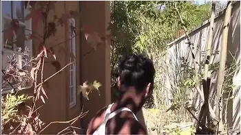 Hot Ebony Slut Tamra Millan Sneaks In Neighbors Backyard To Ride My Dick videos