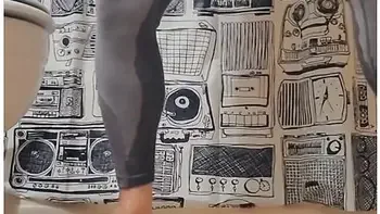 Horny And Desperately Wetting Gray Spandex videos