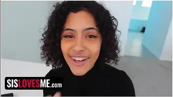 Step Sis Dani Diaz Lets Her Perv Step Bro Cum On Her Tight Black Pussy videos