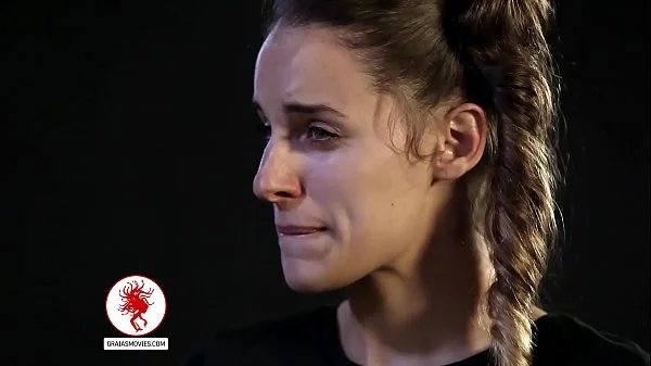 Innocent girl cries during spanking videos