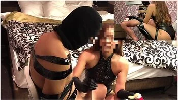 個人撮影/全身拘束したm男を限界キリキリまて首絞めフレイ蒸れたフーツを無理矢理嗅かせて手コキ焦らしイシメから騎乗位て止まらない潮吹き videos