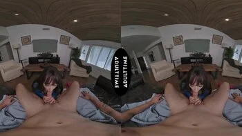 Nathan Bronson and Lexi Luna in a hot vr scene on the sofa videos