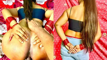 Desi Village Teen Girl Royalbhabhi & Mornikumari Hot Outdoor Sex - Tight Pussy Creampie Cumshot videos