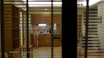 Naughty Lada Brunette MILF Flashing Neighbor Peeking Voyeur HD videos