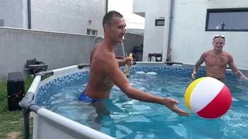 Pool Party Gangbang - Hot Teen Slut Takes Multiple Cocks and Cum in Mouth videos