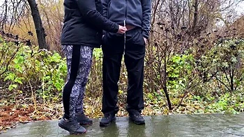 My Stepmom Takes Control of My Dick Outdoors videos