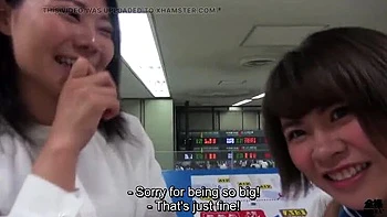 Japanese Office Lesbian Seduction: Big Tits Employee Outdoor Training videos