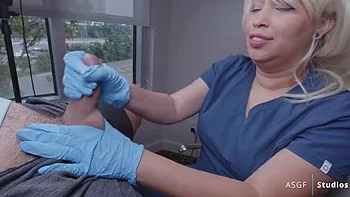 Nurse Blue Clinic Handjob & Cumshot Massage Fetish videos
