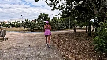 Horny Latina Neighbor Invites Me For Exercise And Shows Her Natural Tits - Cheeky Public Sex videos