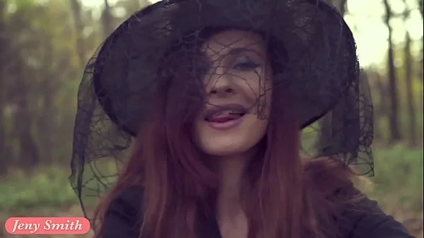 Take off my Halloween costume. Jeny Smith naked in forest videos