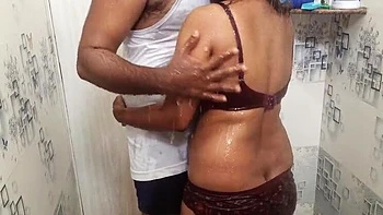 Inba and Laxi Ammu Hot Couple Bathroom Fucking - Indian Maid Roleplay Sex videos